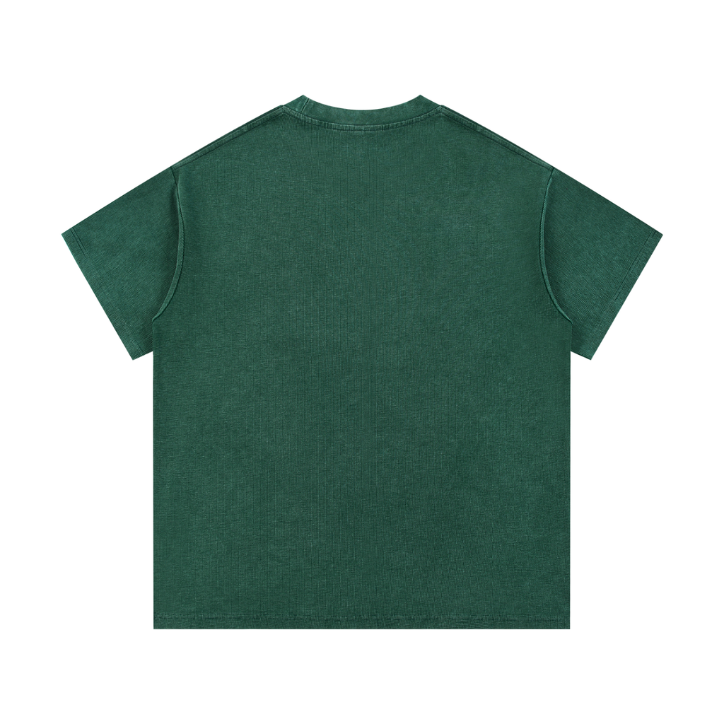 Mineral Wash Waffle Knit T-Shirt